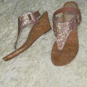 Pink Wedge Sandals👡, Size 8.5M